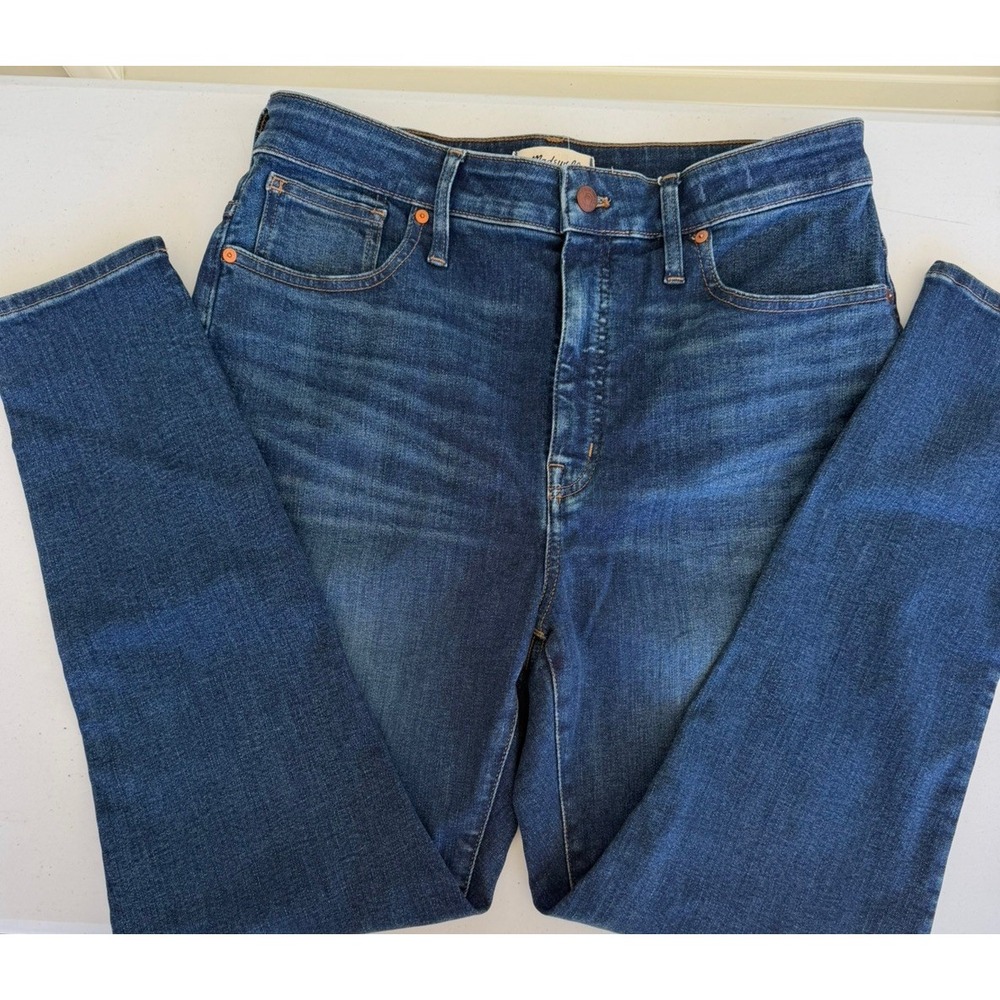 Madewell Jeans Womens 32 Curvy High Rise Skinny Stretch Magic Pockets Tencel